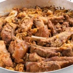 Свински ребра с кисело зеле