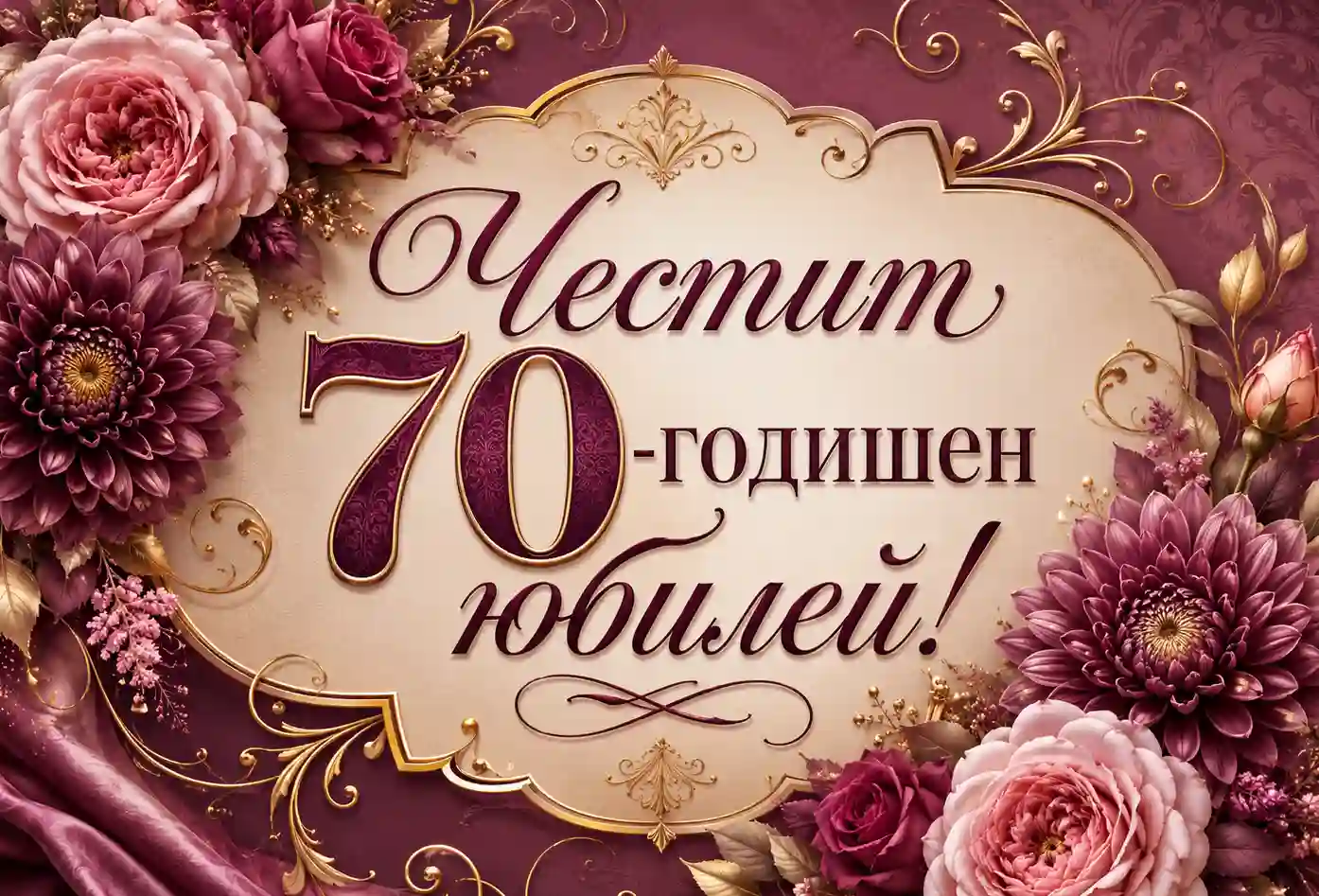 Пожелания за юбилей на мъж